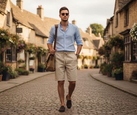 Elvaro Cotton-Linen Shorts – Timeless Summer Essential