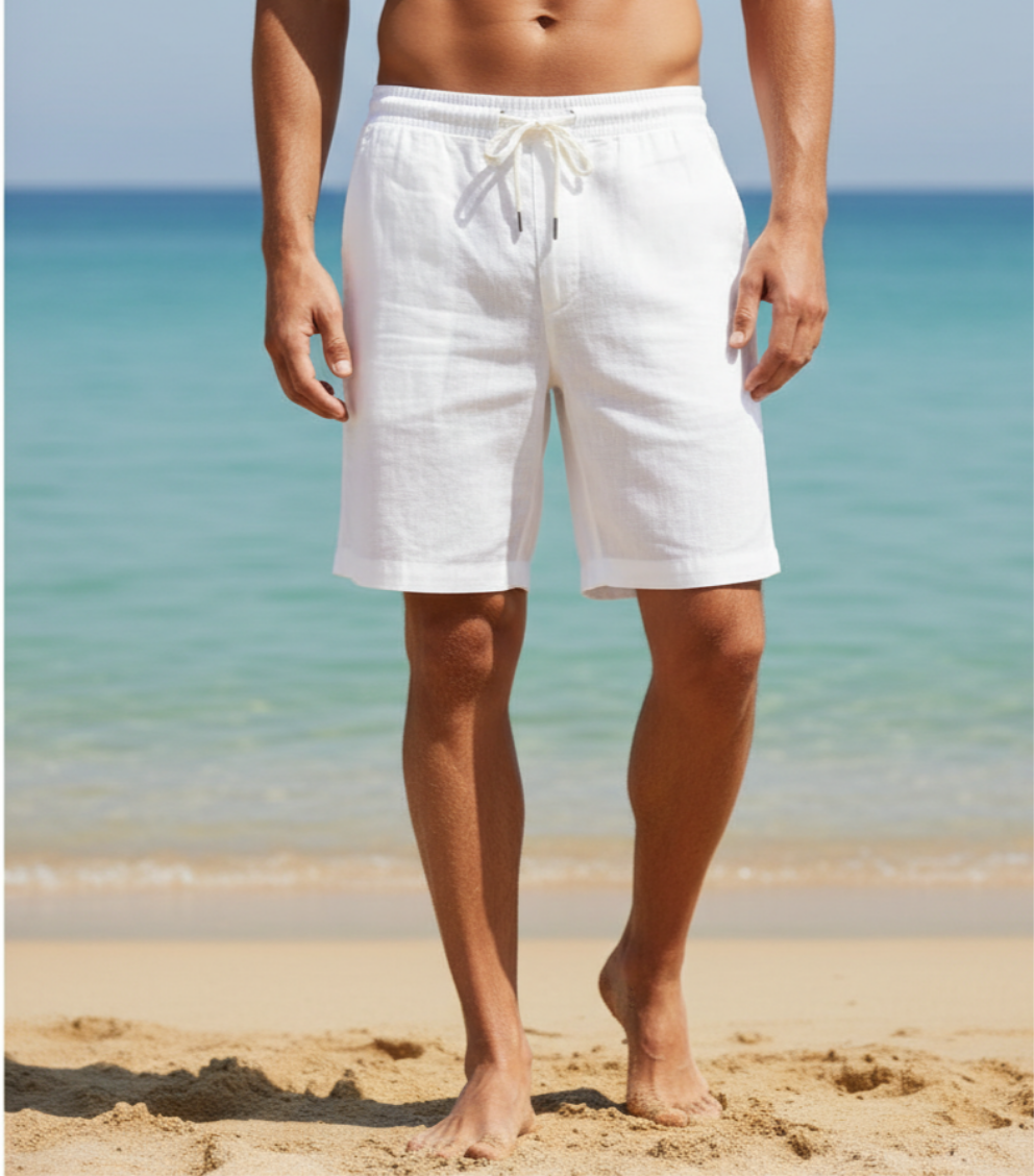 Men’s Vintage Linen Shorts – Summer Essential