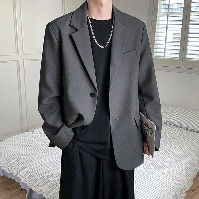 Men’s Elegant Blazer – Two Button Relaxed Fit