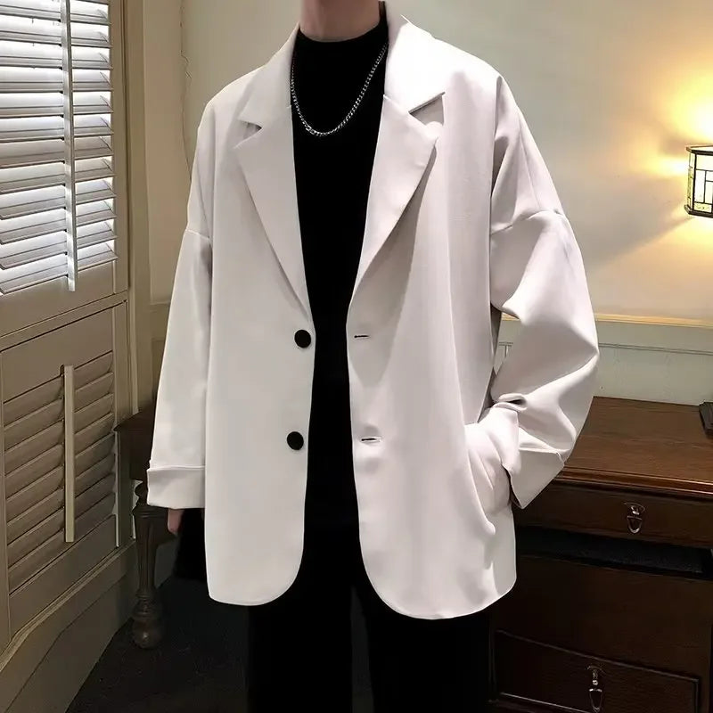 Men’s Casual Blazer – Oversize Spring/Autumn Fit